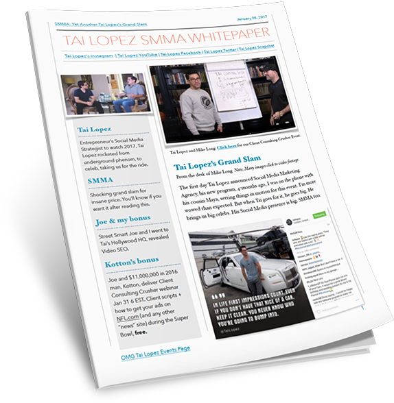 Omg Tai Lopez White Paper - Flyer (640x607), Png Download