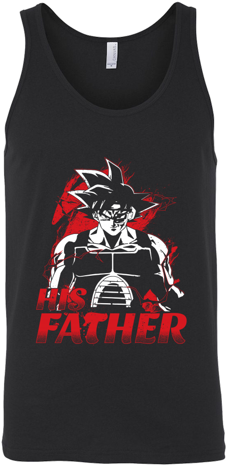 Super Saiyan Bardock Dad Unisex Tank Top T Shirt - T Shirt Working At Walmart (1000x1000), Png Download