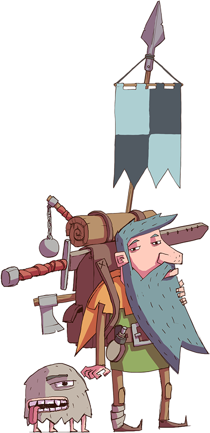 Sir Albert The Brave On Behance Characters - Drawing (1200x1114), Png Download