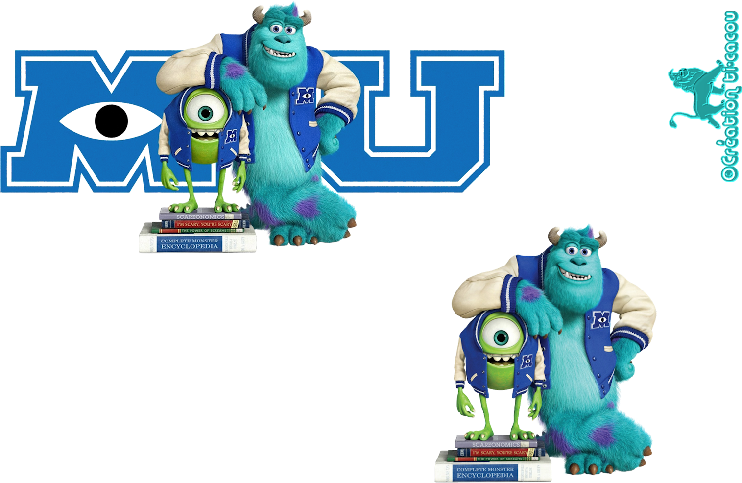 Imágenes Para Transfer - Mike Y Sulley En Monsters University (1550x1030), Png Download