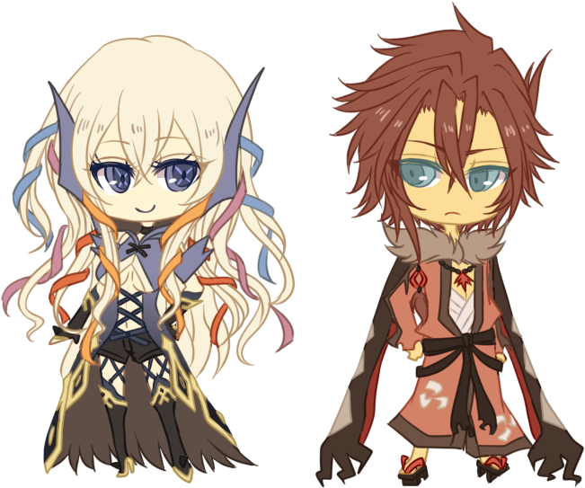 “ Gijinka - Xerneas And Yveltal Gijinka (700x600), Png Download