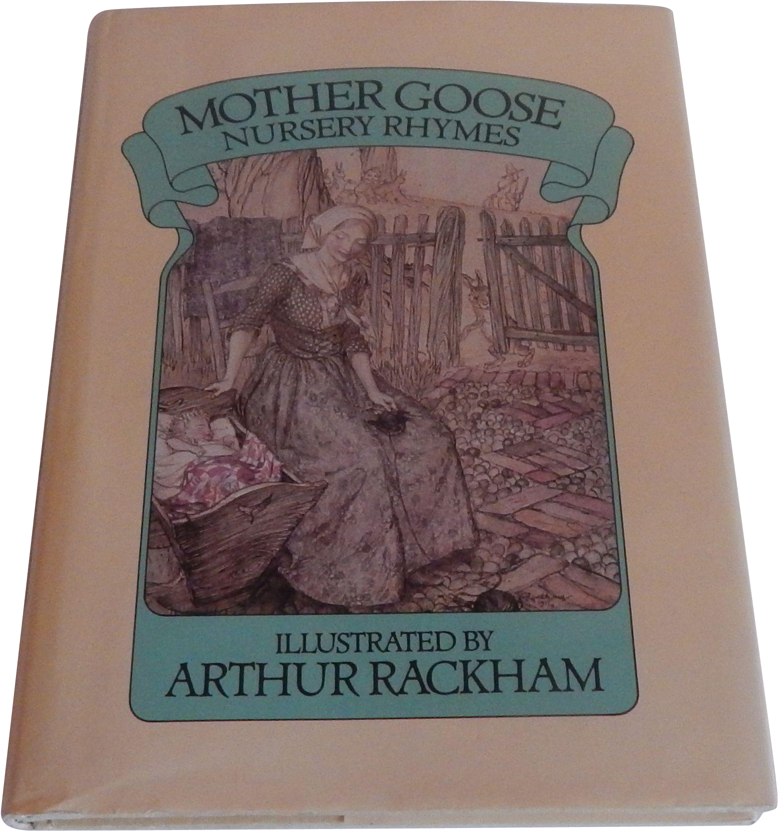 Mother Goose Nursery Rhymes Illustrated By Arthur Rackham - Gicléedruk: Bye, Baby Bunting.' Mother With Her Baby (1666x1666), Png Download