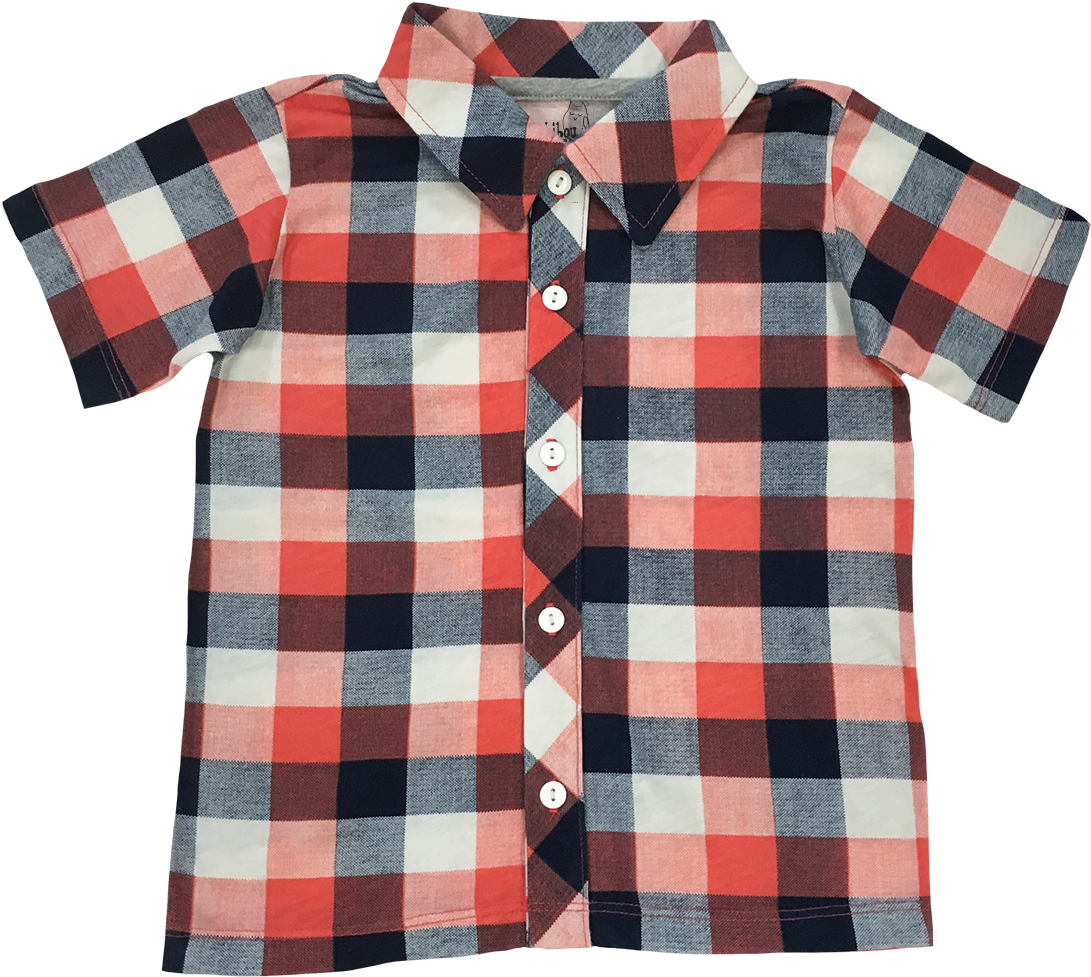 Orange Plaid Party Shirt - Plaid (1200x1200), Png Download