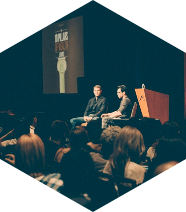 With Tai Lopez - Conference Hall (370x423), Png Download
