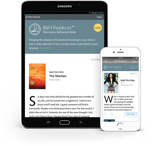 Introducing Bn Readouts - Barnes & Noble (535x550), Png Download