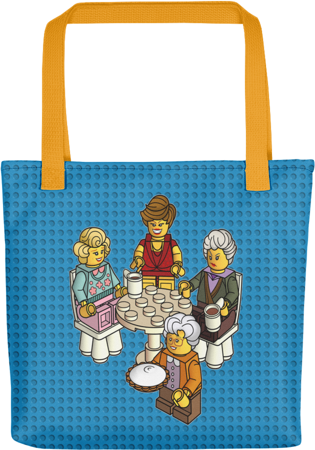Golden Girls Blocks Bags Swish Embassy - Tote Bag (1000x1000), Png Download