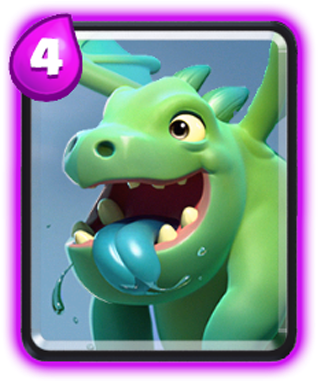Baby Dragon Card Png (350x409), Png Download