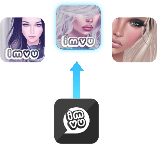 As A Result Of The Optimization, Imvu's Daily Installs - Girl (642x588), Png Download
