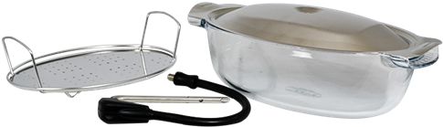 Aeg Steam Dish Set Acc151 - Steam (800x500), Png Download