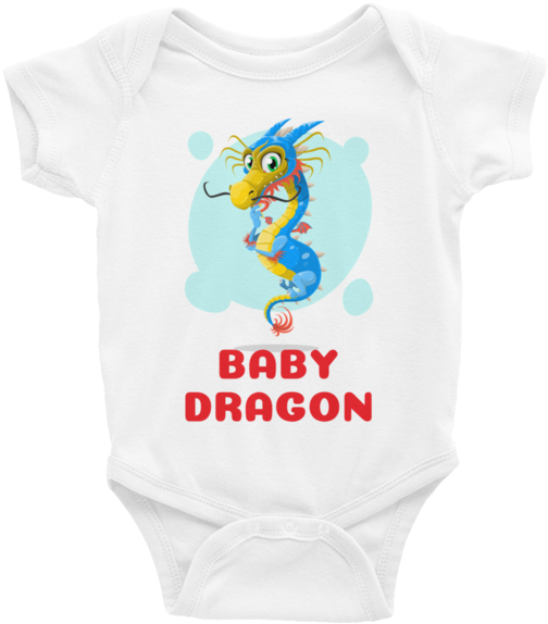 Baby Dragon Chinese Horoscope Baby Infant Bodysuit - Little Dragon Flies In The Sun [book] (600x600), Png Download
