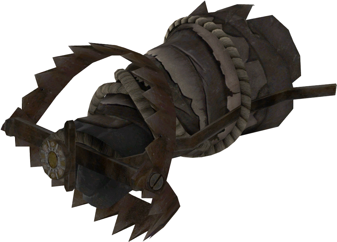 Bear Trap Fist Hd Springs - Fallout 4 Bear Trap (1200x1000), Png Download
