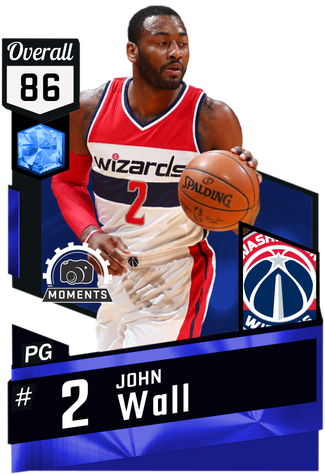 John Wall Sapphire Card - Nba 2k18 Gilbert Arenas (325x475), Png Download
