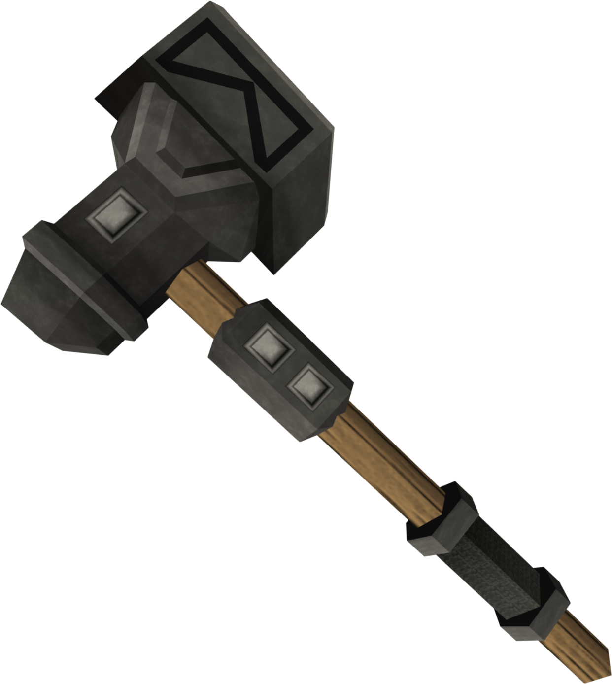 Iron Warhammer Detail - War Hammer Png (1242x1388), Png Download