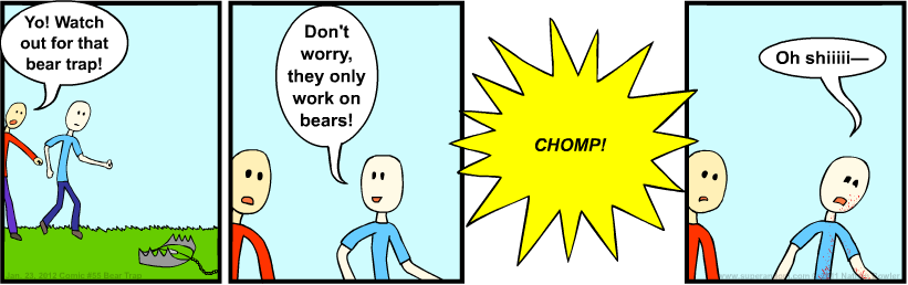 ''why Didn't You Tell Me I Was A Bear ' - Cartoon (821x258), Png Download