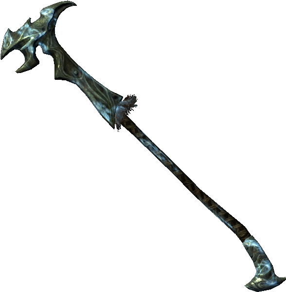 Skyrim Orcish Warhammer (612x612), Png Download