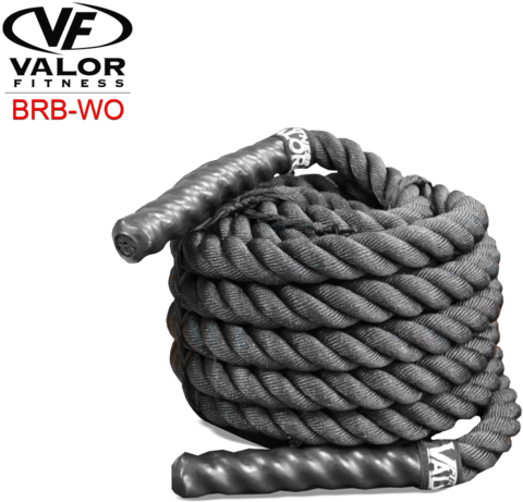Valor Fitness Brb-wo Black Rope Without Sheath - Valor Fitness Brb-wo Black Conditioning Rope Without (600x540), Png Download