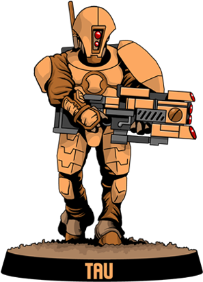 Tau - Warhammer 40k Tau Png (414x414), Png Download