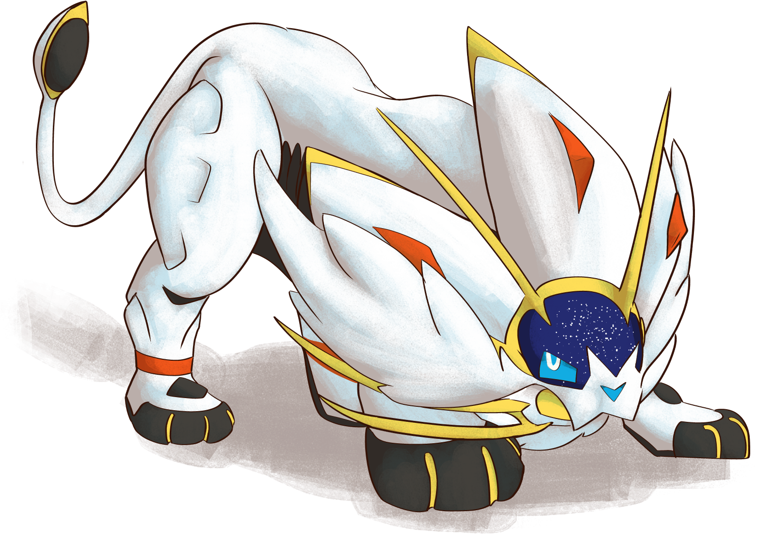 Solgaleo - Fur (1600x1200), Png Download