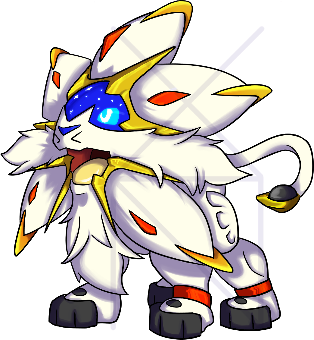 “a Wild Solgaleo Appeared ” - Pikachu (1169x1224), Png Download