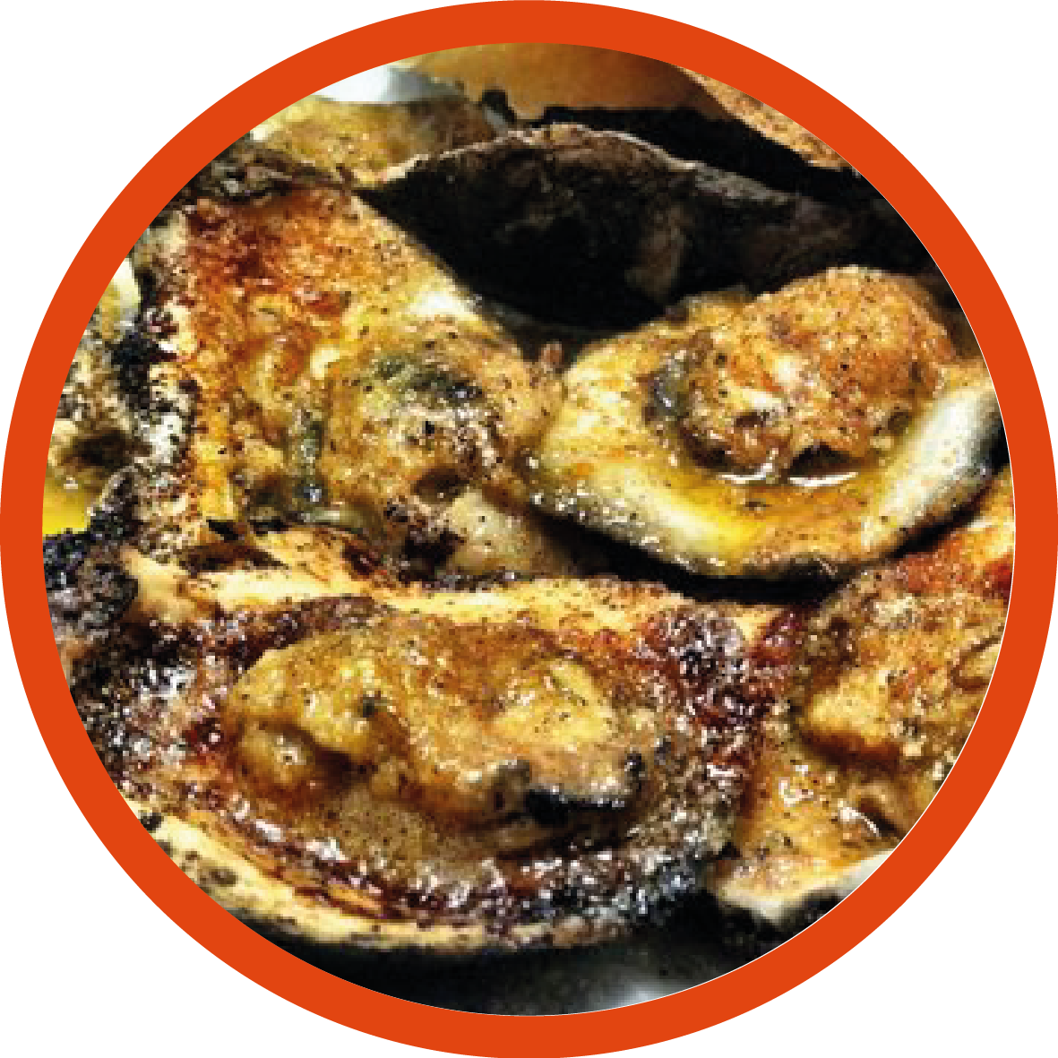 20 -24 Whole Fresh Oysters - Stuffed Mushrooms (1181x1181), Png Download