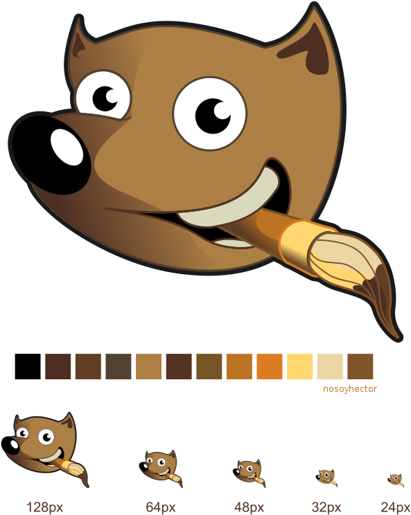 Gimp (641x800), Png Download