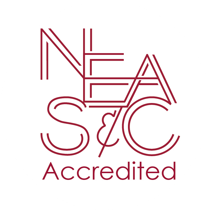 Neasc Logo Accred Red - Neasc Accreditation Logo (750x750), Png Download