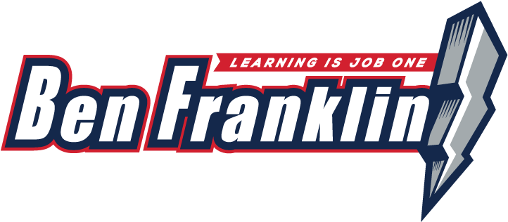 Ben Franklin Elementary Logo - School (721x335), Png Download