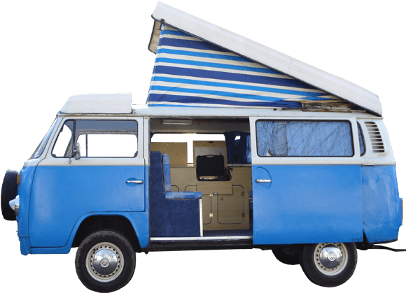Vw Camper Van Transparent Image - Camper Van Transparent (600x500), Png Download