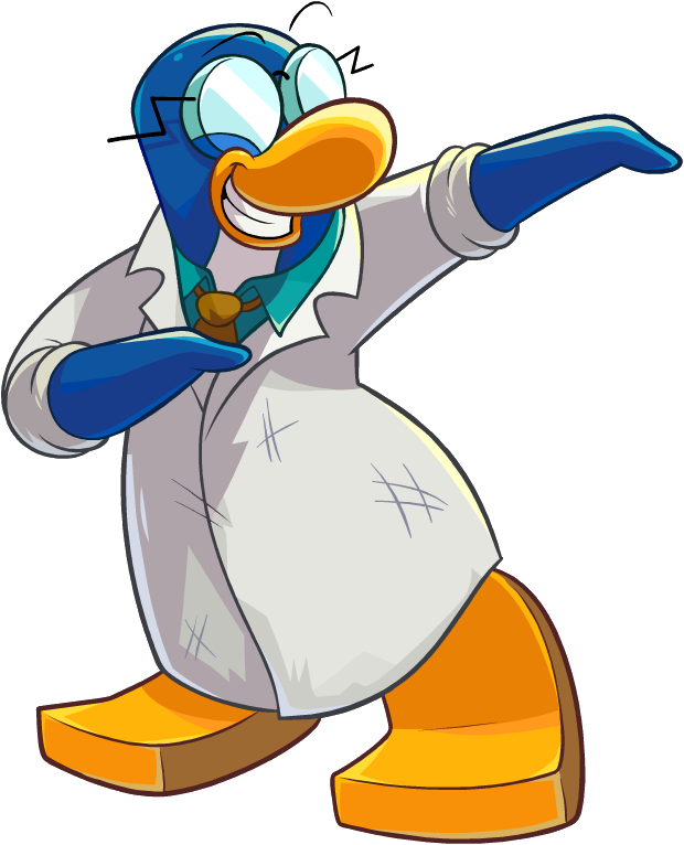 Gary Issue 376 - Gary Club Penguin Png (620x766), Png Download