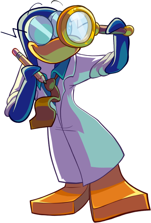 Skinny Gary - Gary Club Penguin 2013 (600x801), Png Download