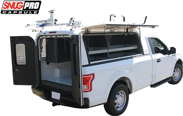 Commercial Camper Shells, Toppers, Fiberglass Caps, - Commercial Camper Shells (646x410), Png Download