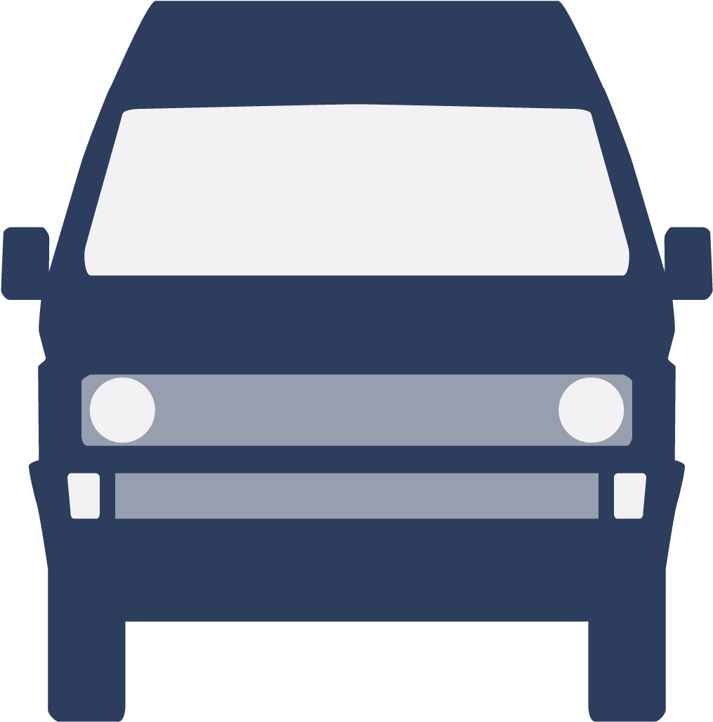 Campervan Or Minibus - Campervan (1250x1250), Png Download