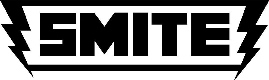 Black And White - Smite Logo Black And White (1000x313), Png Download