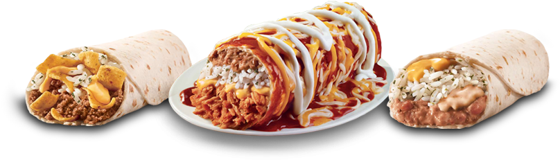 Chicken, Beef, Bean Burritos & More - Burrito (920x370), Png Download