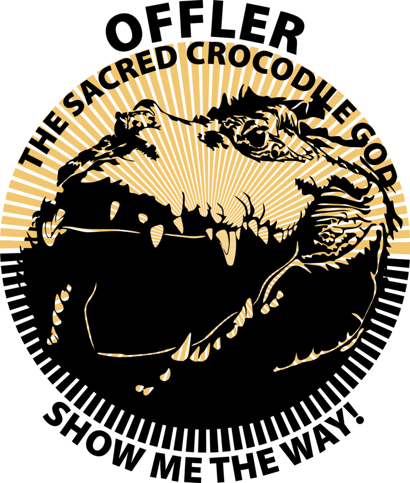 Offler The Crocodile God Will Rise And Smite - Offler (800x942), Png Download