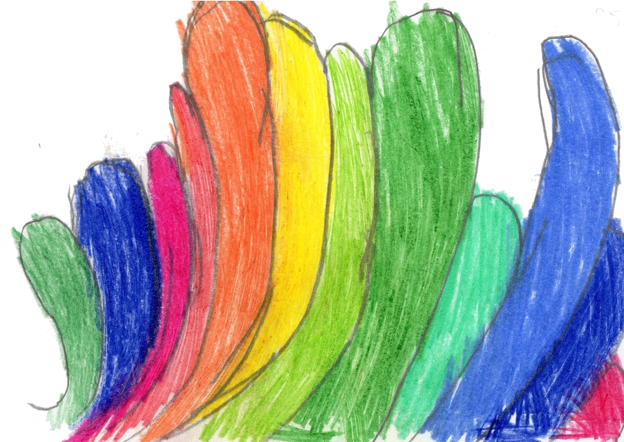 Via Parini, - Child Art (958x628), Png Download