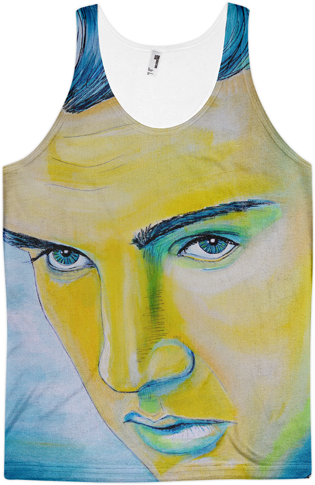 Elvis Tank - Painting (1000x1000), Png Download