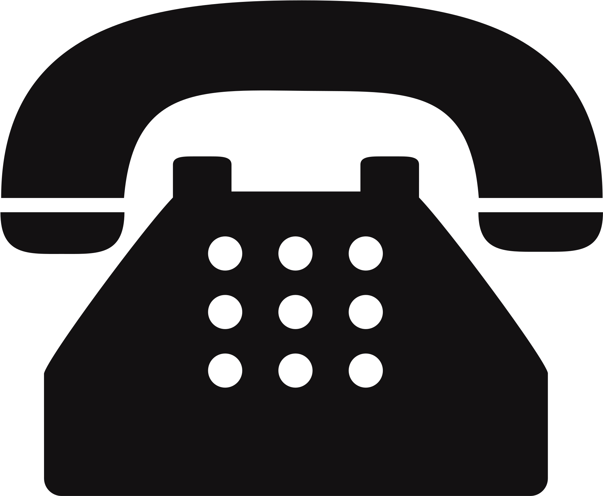 Open - Telefono Casa Icono Png (2000x2828), Png Download