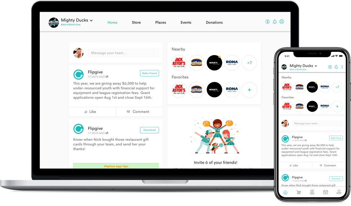 Create Your Team - Flipgive (1440x900), Png Download