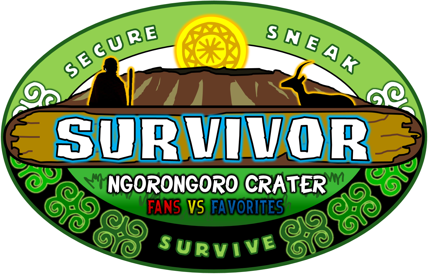 Survivor Ngorongoro Crater - Survivor (1484x952), Png Download