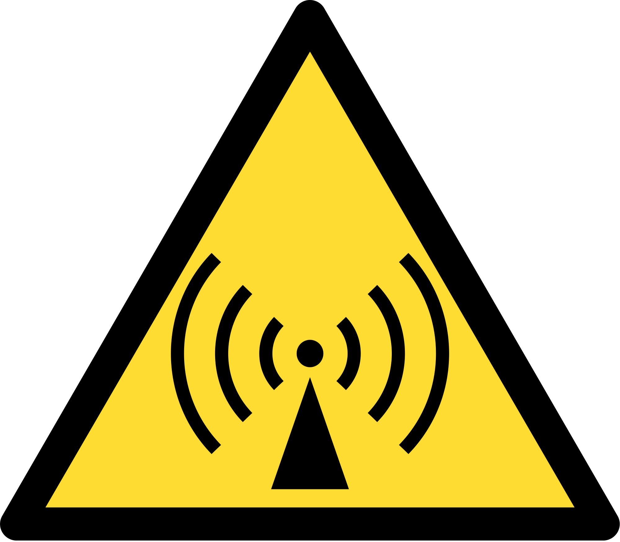 Open - Iso 7010 Warning Sign (2000x1750), Png Download