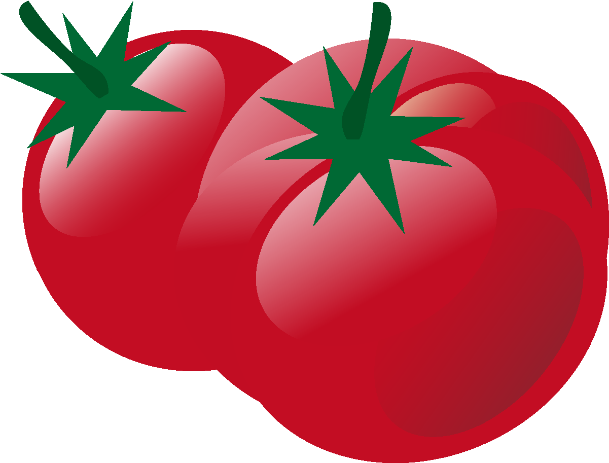 Cartoon Fresh Tomato Elements - Tomato (1772x1378), Png Download