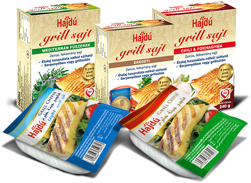 Our Famous Halloumi Type Hajdú Grill Cheese, Made From - Hajdu Product (670x427), Png Download