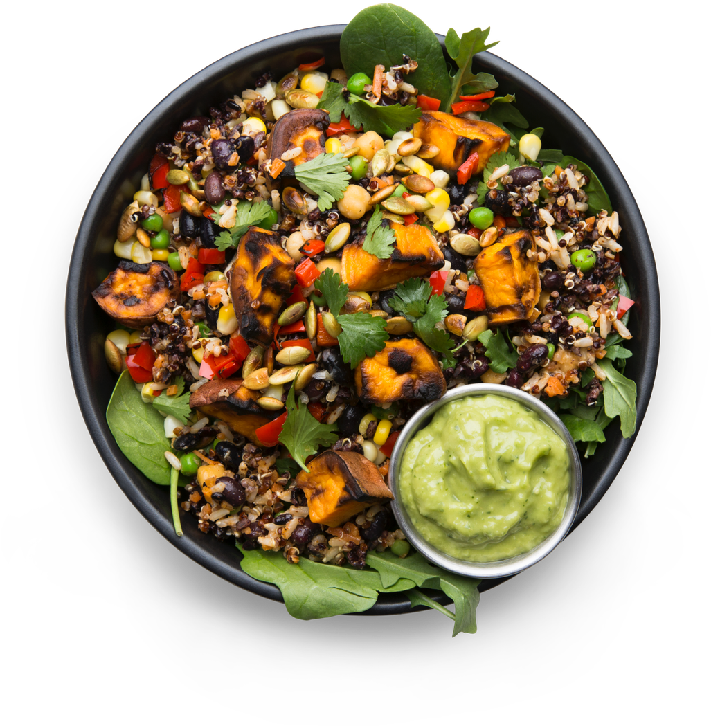 Veggie Taco Bowl - Veggie Bowl Transparent (1242x1242), Png Download