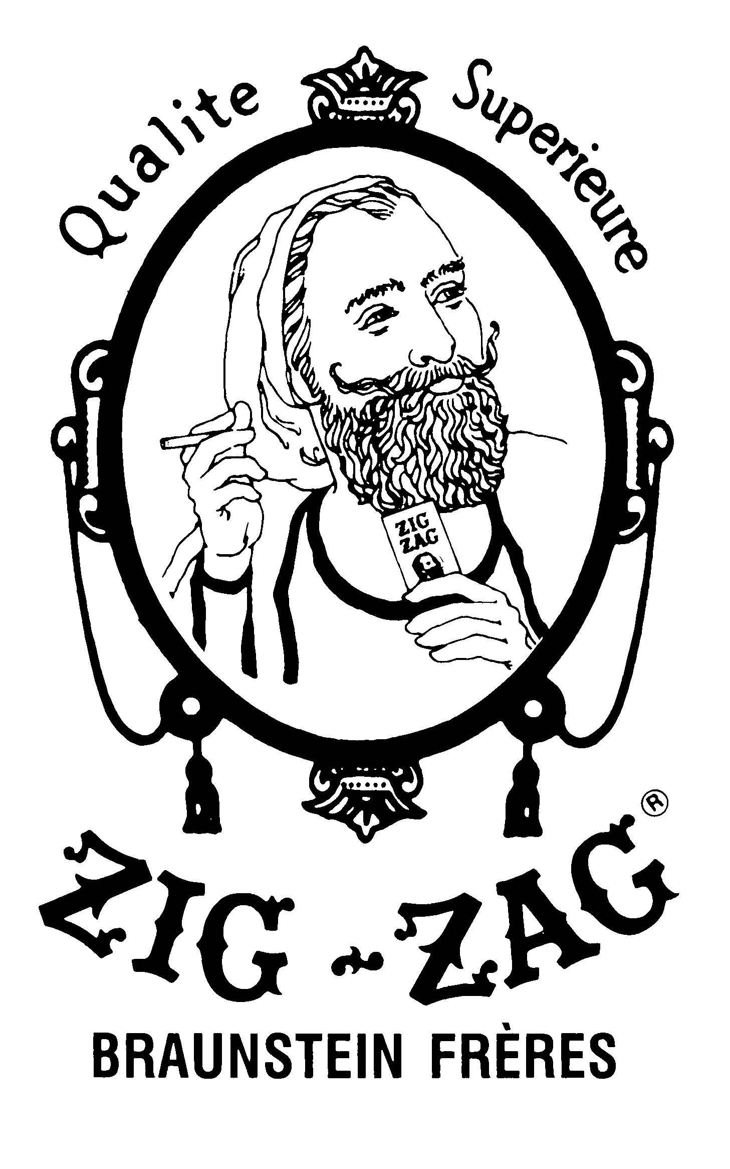 Zig Zag Logo Black And White - Orange Zig Zag Logo (2400x2400), Png Download