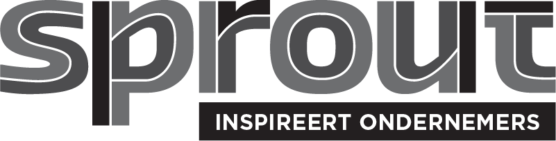 Sprout Logo Inspireert Ondernemers Black - Sprout Ondernemers Logo (801x204), Png Download