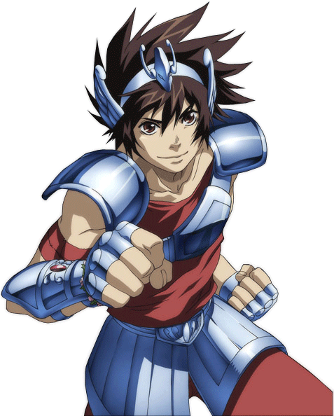 Sain Seiya Pegasus The Lost Canvas - Cavaleiros Do Zodiaco The Lost Canvas (503x593), Png Download