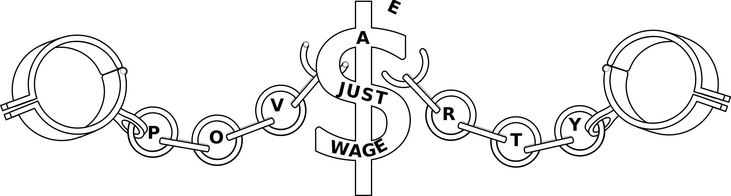 This Free Icons Png Design Of A Fair Wage Breaking (2400x643), Png Download