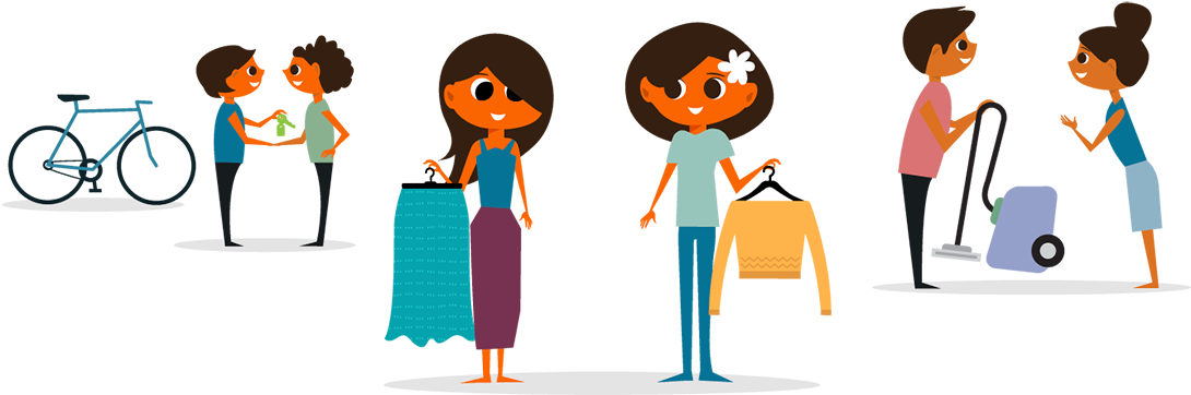 Share Economy - Sharing Economy Transparent (1200x683), Png Download