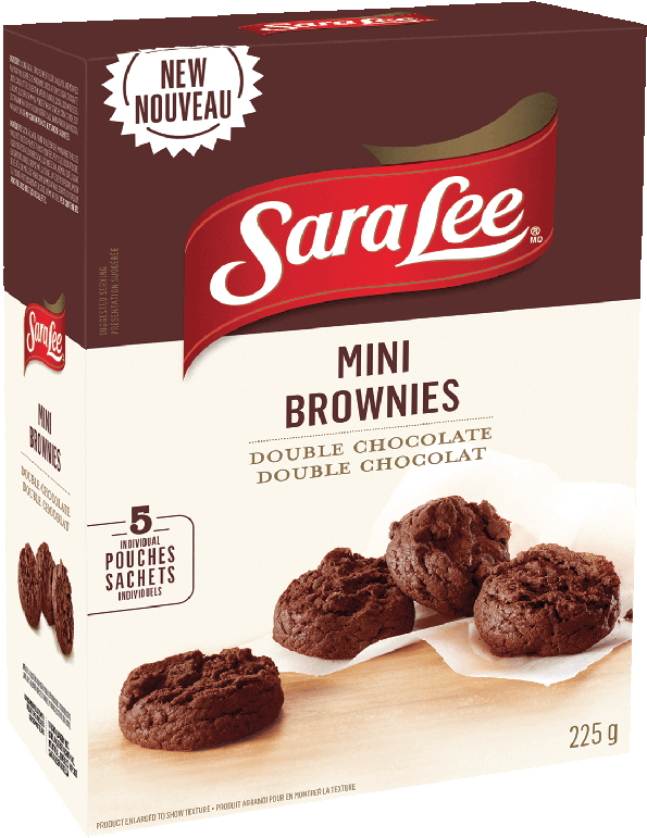Mini Brownies - Sara Lee Mini Brownies (600x840), Png Download